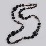 Fashion Semi Precious Stone Crystal Necklace Jewelry Sets <Esb01326>